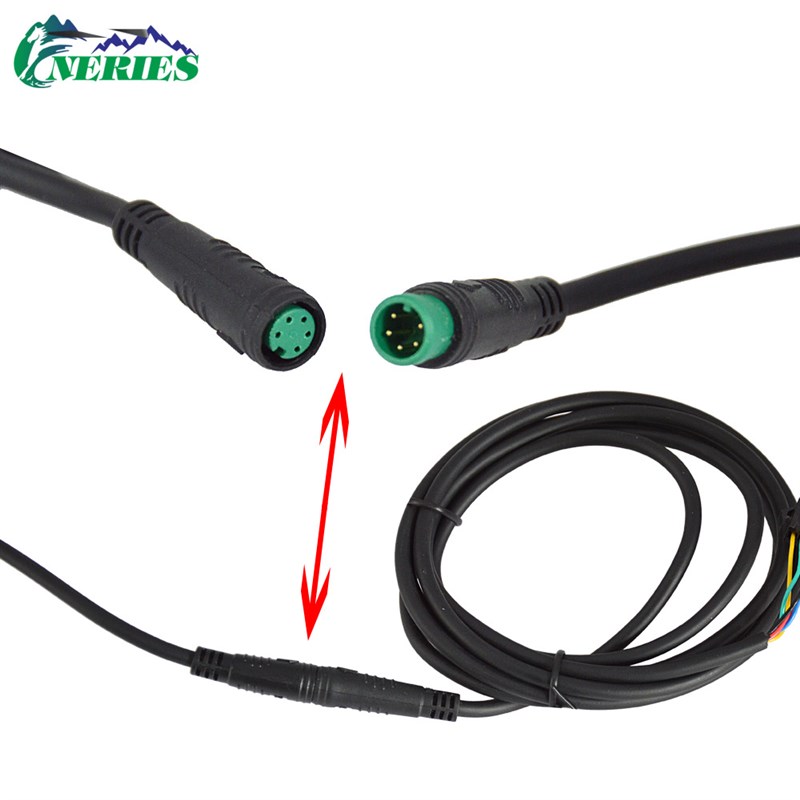 山地车锂电改装配件LCD-S866助力车滑板车智能液晶仪表防水接头