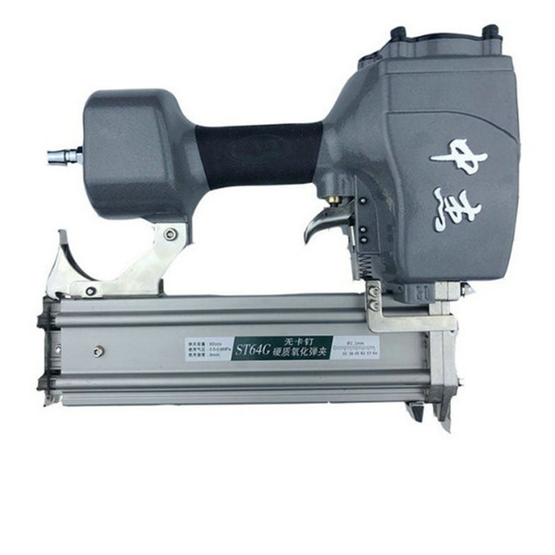 中杰ST38 ST64G不卡不冒钉木工用气动打钉机钢钉枪订线槽打混凝土