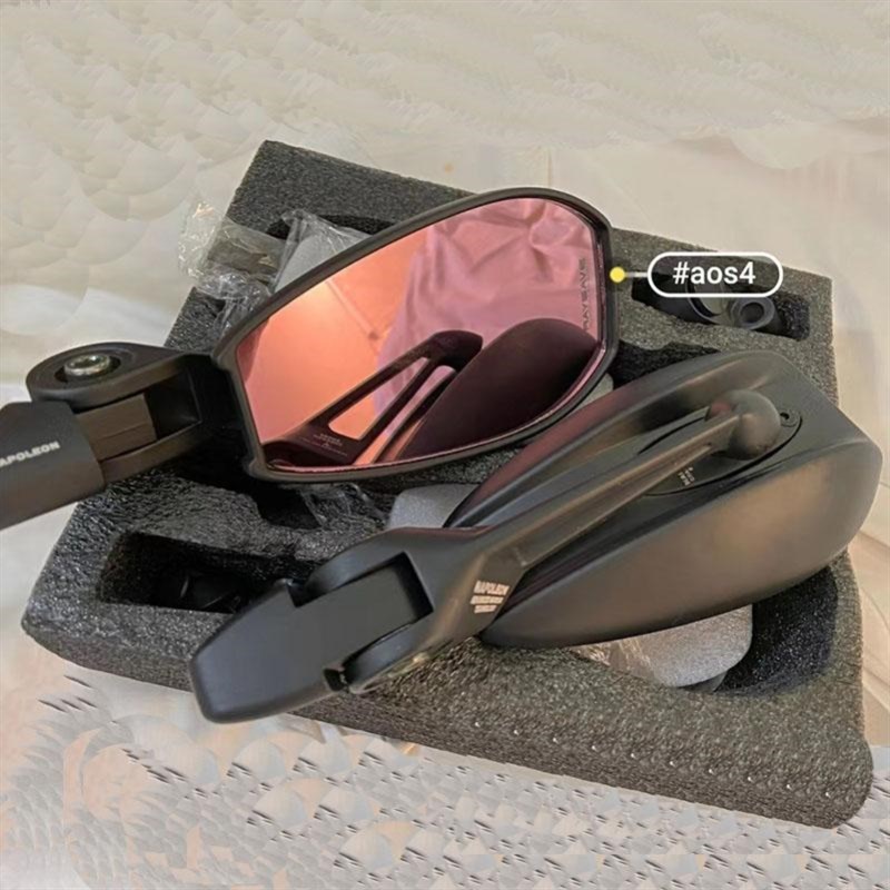 新aos4祖国版后视镜防眩光小牛原厂九号反光镜蓝光电摩托车通用型