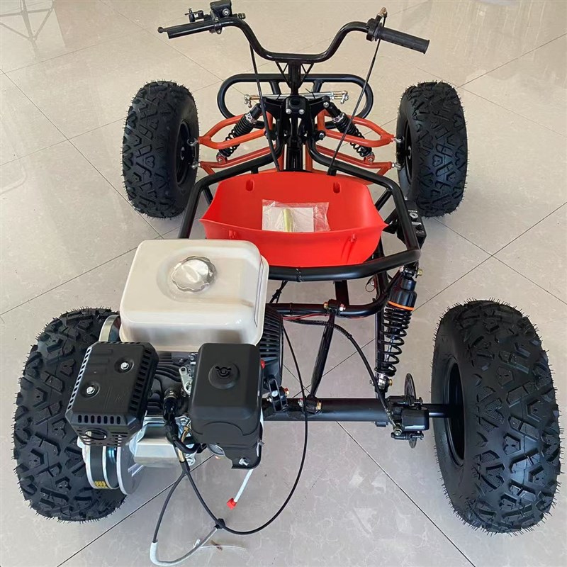 四冲越野卡丁车成人网红漂移车四轮游乐场儿童沙滩摩托车燃汽油版