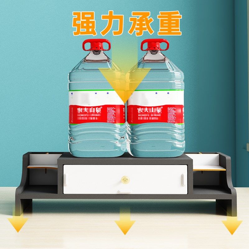 电脑增高架置物架办公桌台式显示器增高支架女生工位桌面扩大神器