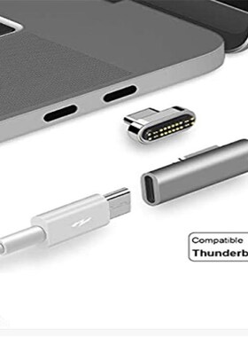 适用于2021款Macbook Pro USB-C雷电4USB4磁吸转接头24PINpogopin