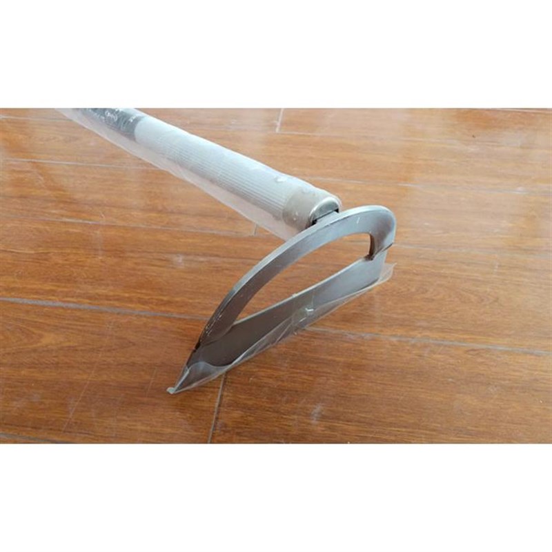 不锈钢铝管柄空心锄  长柄立镰 淬火高硬度窗锄 除草工具镰刀