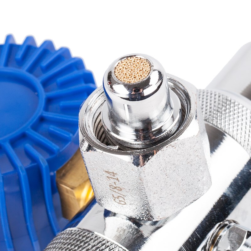 奥宾仕出气氩气表省气氩气减压器双输出抗摔压力阀气压表OBC-P2T