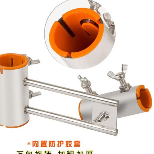 钓台配件套退大物杆炮台座加厚万向可旋转抗大风套腿式炮台架伞架