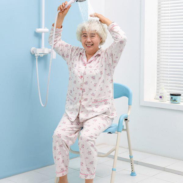 帮老适浴室洗澡椅凳老人孕妇安全防滑沐浴卫生间专用椅折叠带便盆