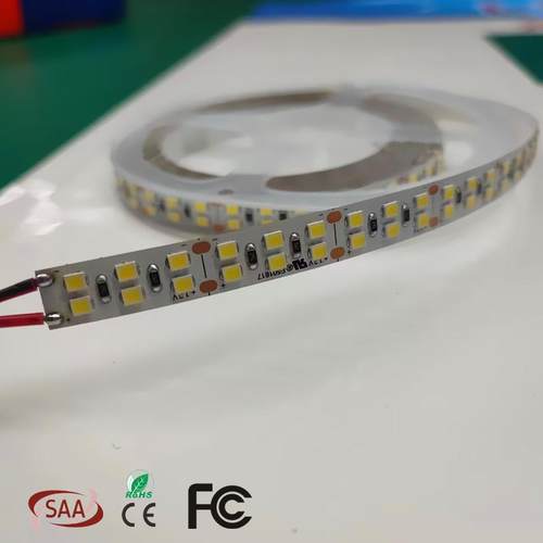 10MM双层电镀板双排灯珠240灯裸板灯带12V白光Neon灯带SAA认证