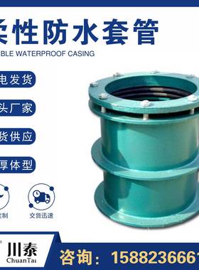 标准02S404柔性防水套管穿墙套管DN100-2000大口径川泰