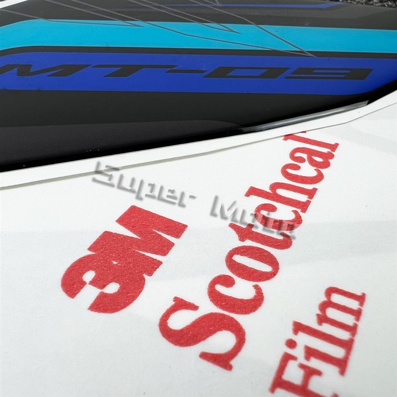 适用雅马哈MT09摩托车3D油箱保护防水贴花装饰鱼骨拉花防水配件