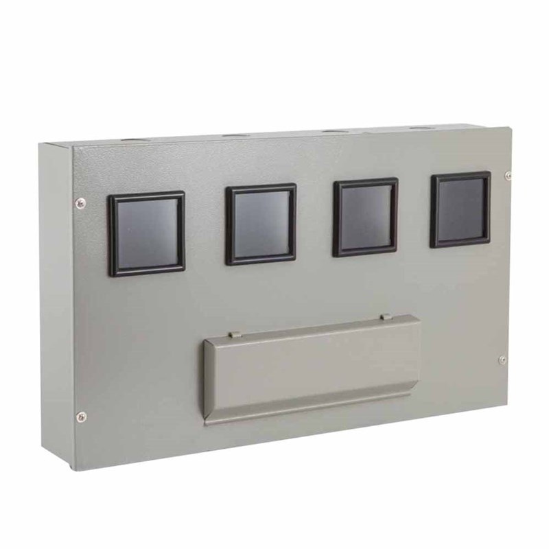 加厚冷轧钢板C45 2-5位单排机械表电表箱配电箱变电箱耐腐蚀防水