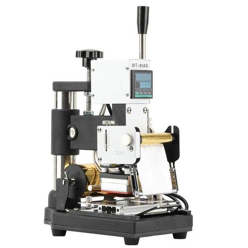WT-90AS多功能手动烫金机PVC卡编号烫金VIP贵宾卡凸字凸码烫印机