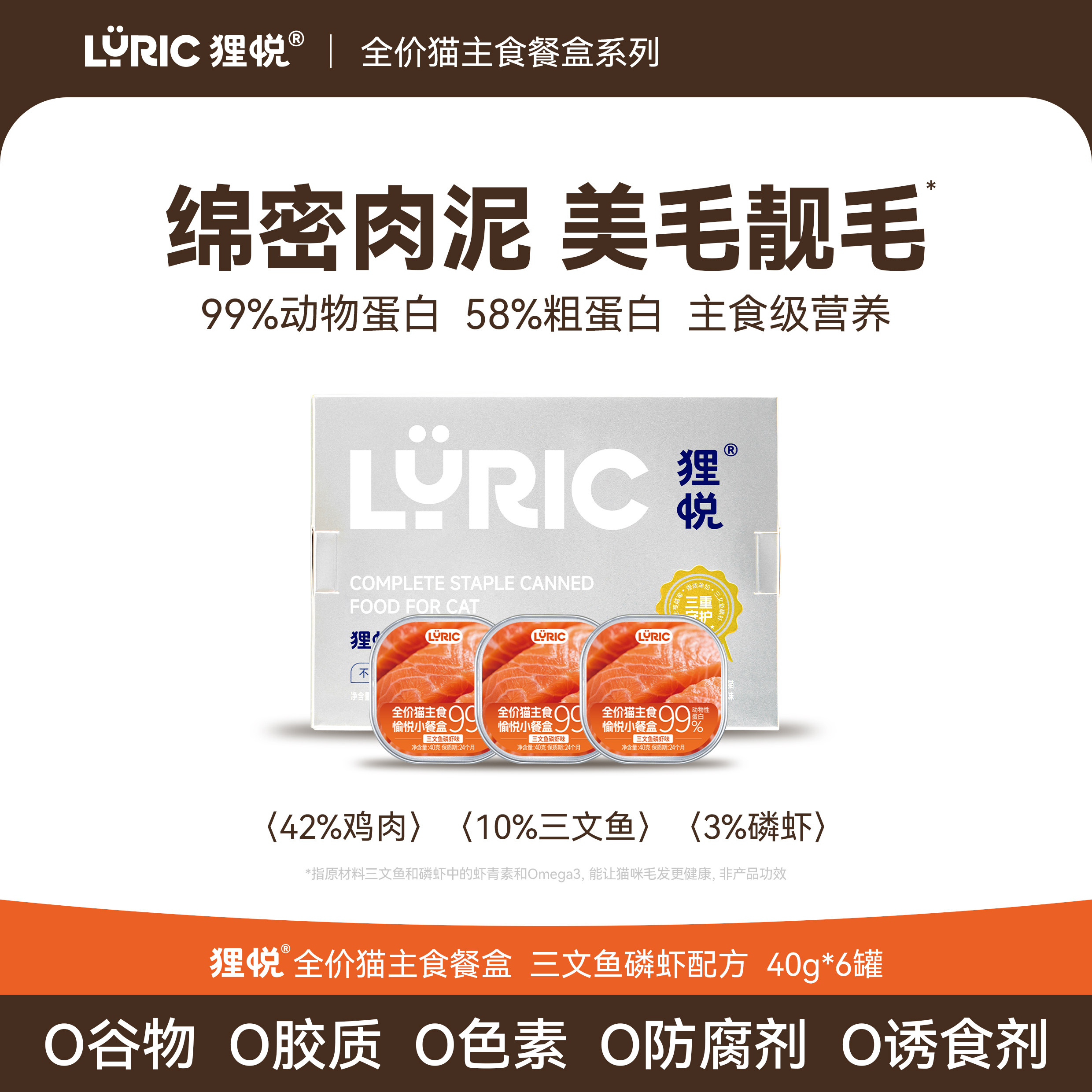 Lyric猫主食罐美毛爆毛