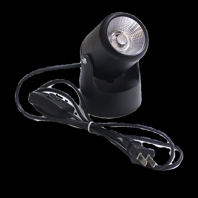 三色调光LED落地式射灯插电带开关背景插座带遥控极调光可以移动