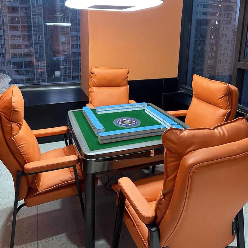 棋牌室专用麻将椅茶楼麻将机桌馆加厚舒适久坐轻奢家用靠背办公椅