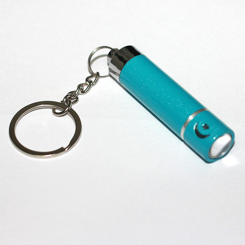 小电筒强光高亮便携纽扣电池手电迷你钥匙扣LED灯照明金属家耐用