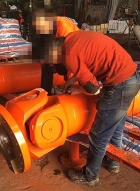 重型万向联轴器coupling法兰连接十字传动轴