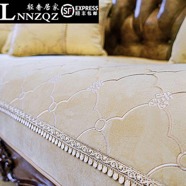 高端欧式沙发垫四季通用防滑盖巾轻奢现代真皮沙发专用坐垫定制