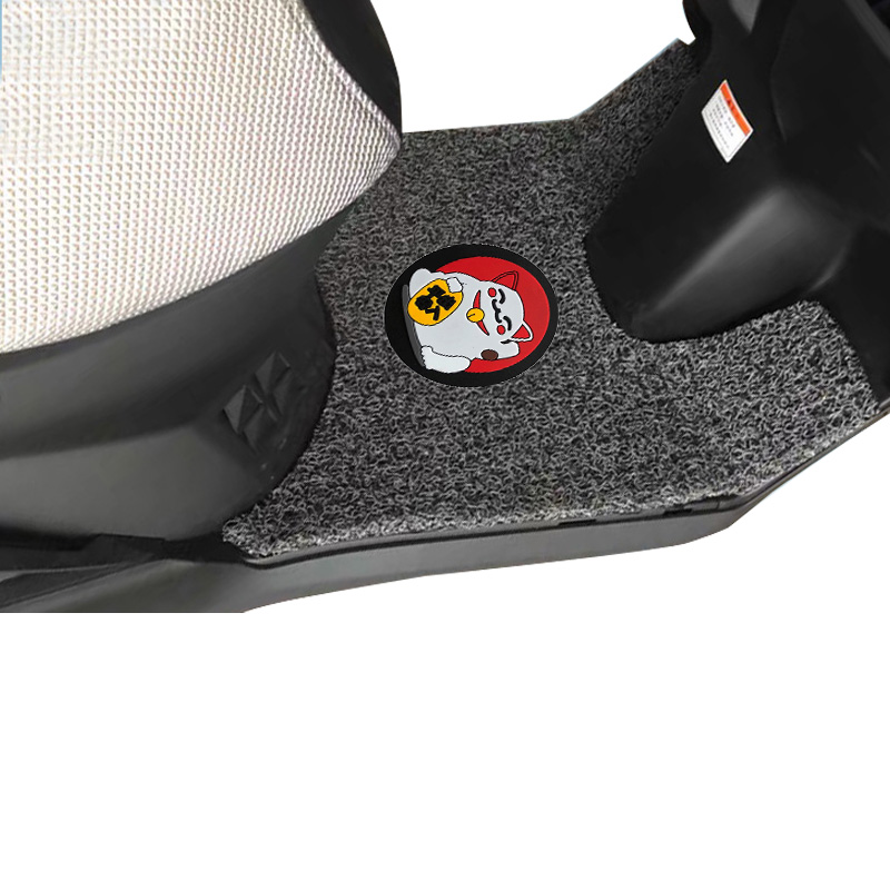 适用2023款铃木UY125脚垫改装UY摩托车防水防滑丝圈脚垫 UY125T-A