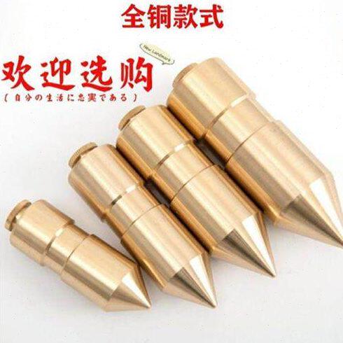 黄铜吊锤铜吊锤吊线锤线锤实心吊锤装修线锤铜线坠线陀测量工具