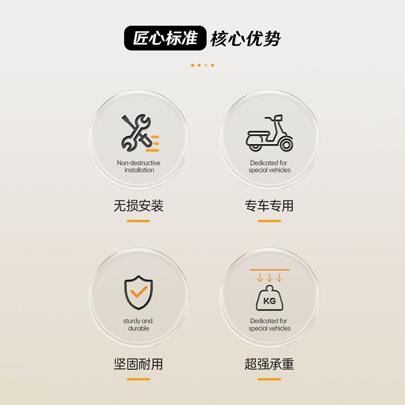 九号电动车后尾架E/M/N/FMIX货架FzMIX后货架NzMIX尾架后尾箱支架