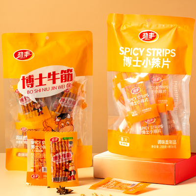 劲丰博士牛筋小辣片288g+36g
