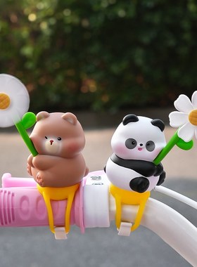 电动车装饰摆件婴儿车玩具挂件推车小风车儿童自行车电瓶车摩托车