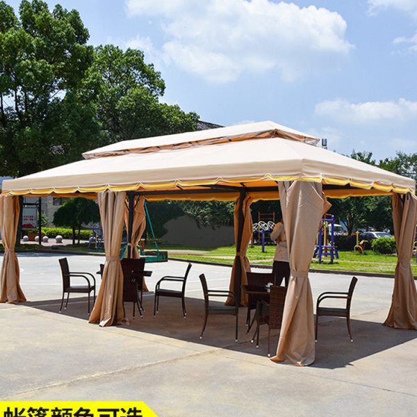 遮阳棚雨棚庭院露天广告室外四角伞摆摊帐篷罗马棚子汽车户外凉亭