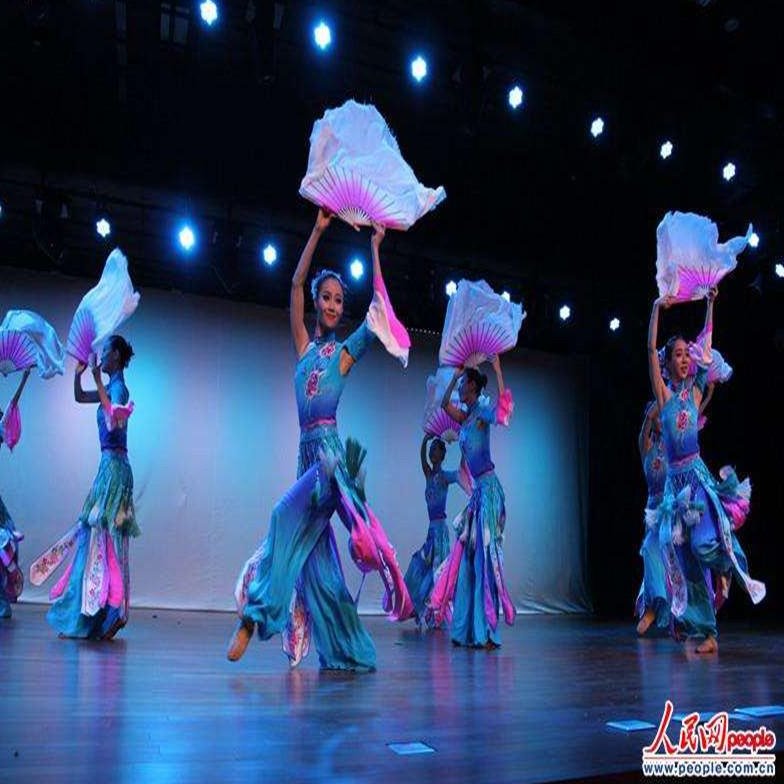桃李杯秀色舞蹈服女群舞万疆青青竹演出服古典舞儿大鱼醉春风伞舞