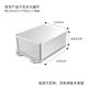铝合金外壳户外电源接线盒铝型材盒子光纤控制盒铝壳体160 120