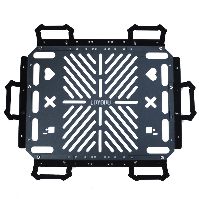 摩托车托盘后货架尾箱底板驮包后座包改装靠背边包架行李包架尾架