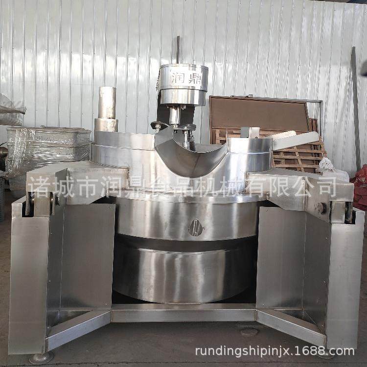 商用行星搅拌炒锅生产定制厂家电磁加热熬糖化糖锅调味品加工机