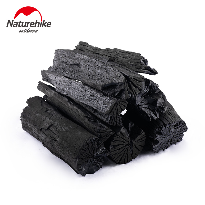 挪客烧烤d碳果木炭户外烧烤整箱10斤装木碳家用野餐