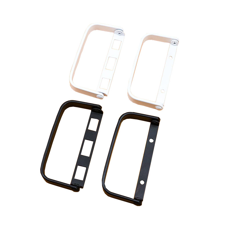 小折叠门拉手铝合金卫生r间折叠门明装暗装玻璃拉手无下轨开关执