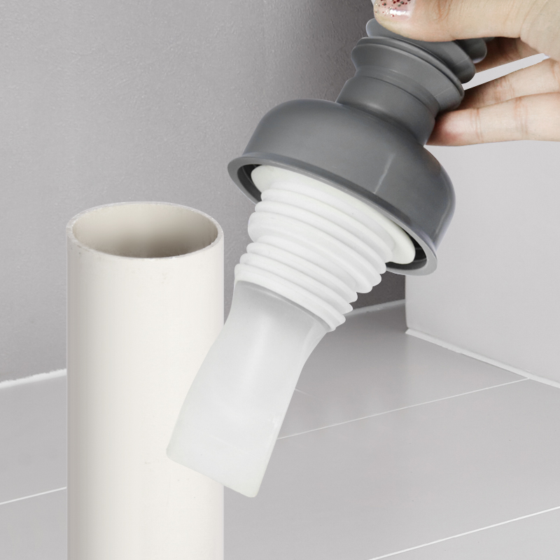 下水管防返臭神器厨房脸盆洗手盆排水管道S水池密封塞防臭圈