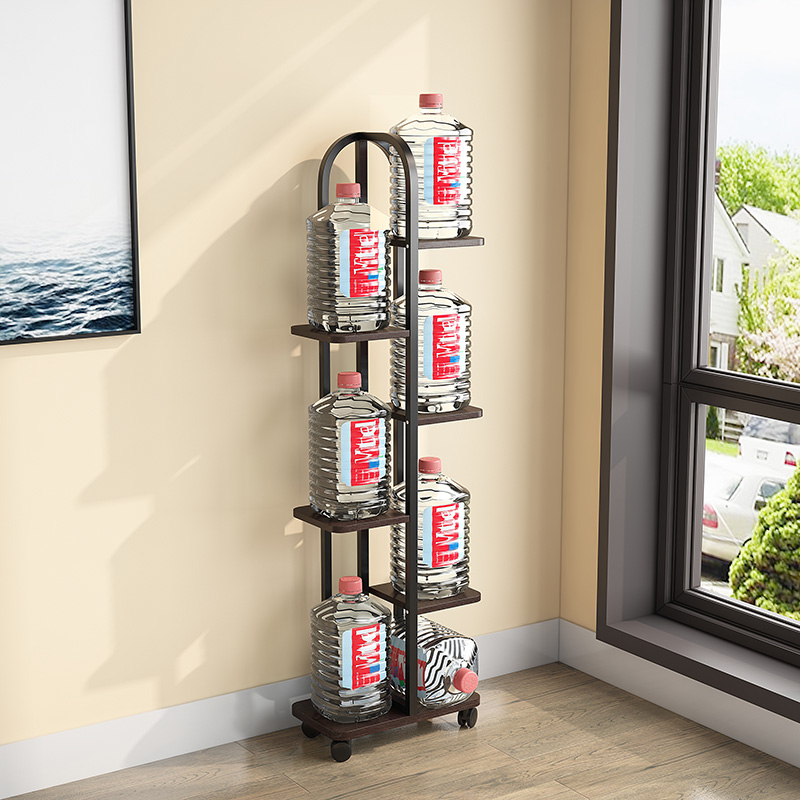 花架置物架阳台花架子客厅落地式简约移L动室内花盆绿萝绿植架