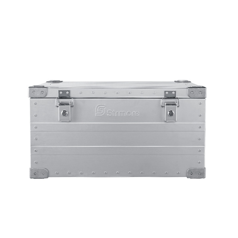 户外露营铝合g金收纳箱多功能便捷越野车后备金属铝箱大容量108L