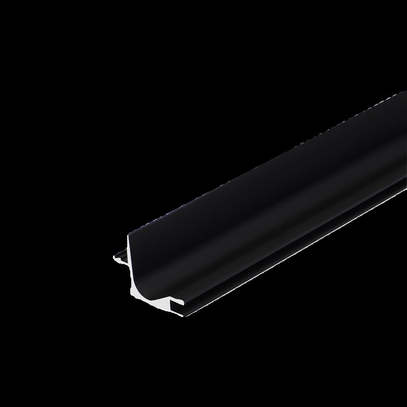 橱柜免拉手 上柜下柜门嵌入式L型U型G型免开槽拉手铝型材隐形拉手