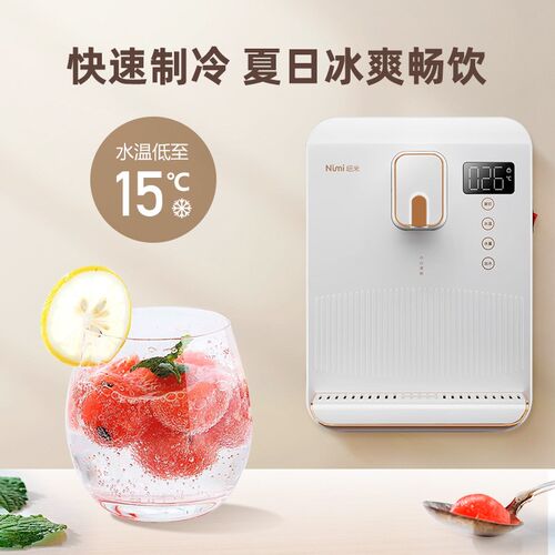 纽米管线机壁挂式速热冰热两用制冷家用调温即热式冷热饮水直饮机