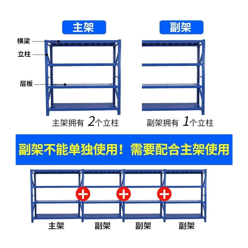 青岛货架仓储货架仓库置物架家用地下室多层货架自由组合展示铁架