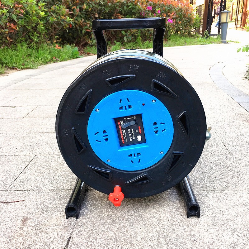 220V电缆拖线盘电源o盘延长接线盘插线板卷线轴收线器20米30米50