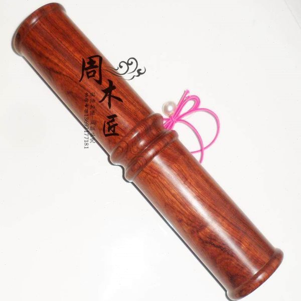 巴西花梨木 太极棒太极尺 二棒子 虎口棒无极棒小巧型(送棍套