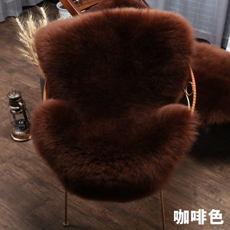 整张羊皮羊毛沙发垫纯羊毛沙发A垫羊毛地毯客厅羊毛飘窗垫羊毛皮