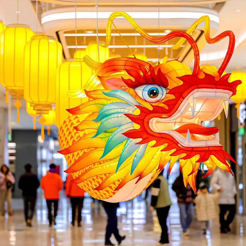 中秋灯景区头g吊灯户外大型通道亮化不夜城网红装饰摆件中式灯笼