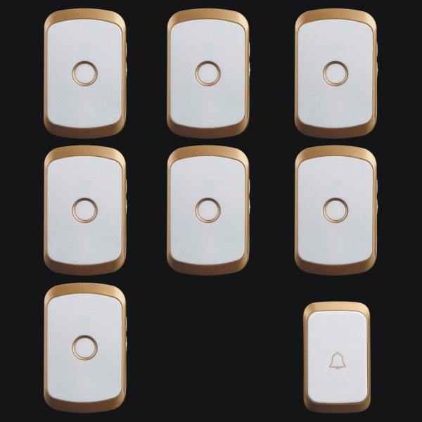 无线门铃一拖七 1拖8家用遥控门铃免电线 足浴棋牌室提醒器呼叫器,电子/电工,楼宇对讲设备,淘宝优惠券,粉丝福利购,淘宝优惠卷