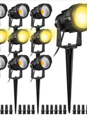 LED5w6w7w10w12w带帽插地灯地插灯景观灯COB低压12v24v低压宽压