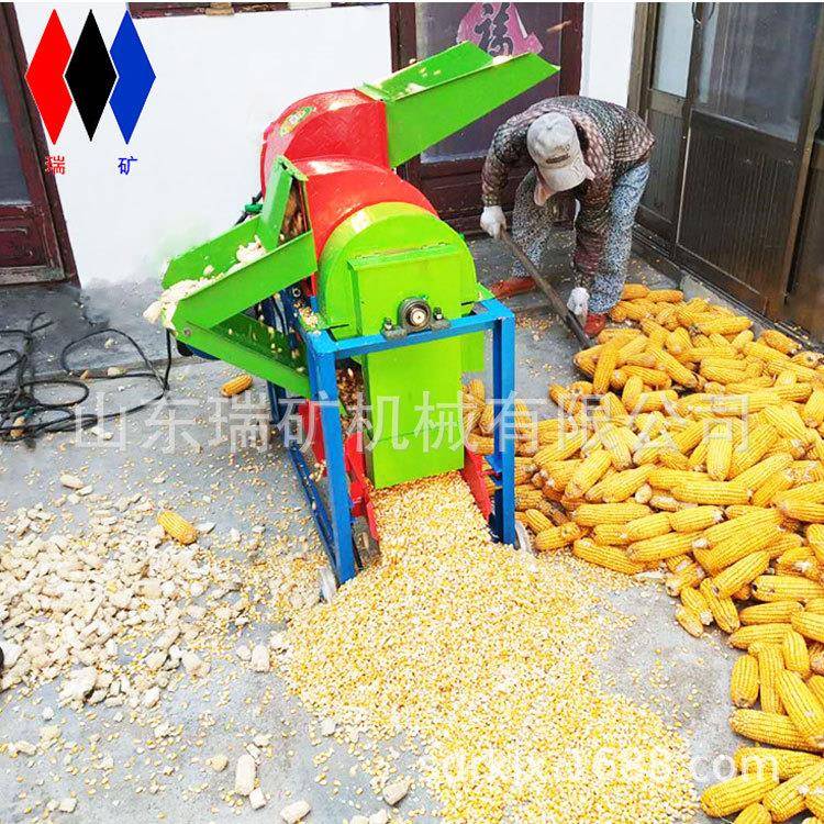 家用小型稻麦脱粒机农用脱粒机谷穗脱粒打场机玉米水稻大豆