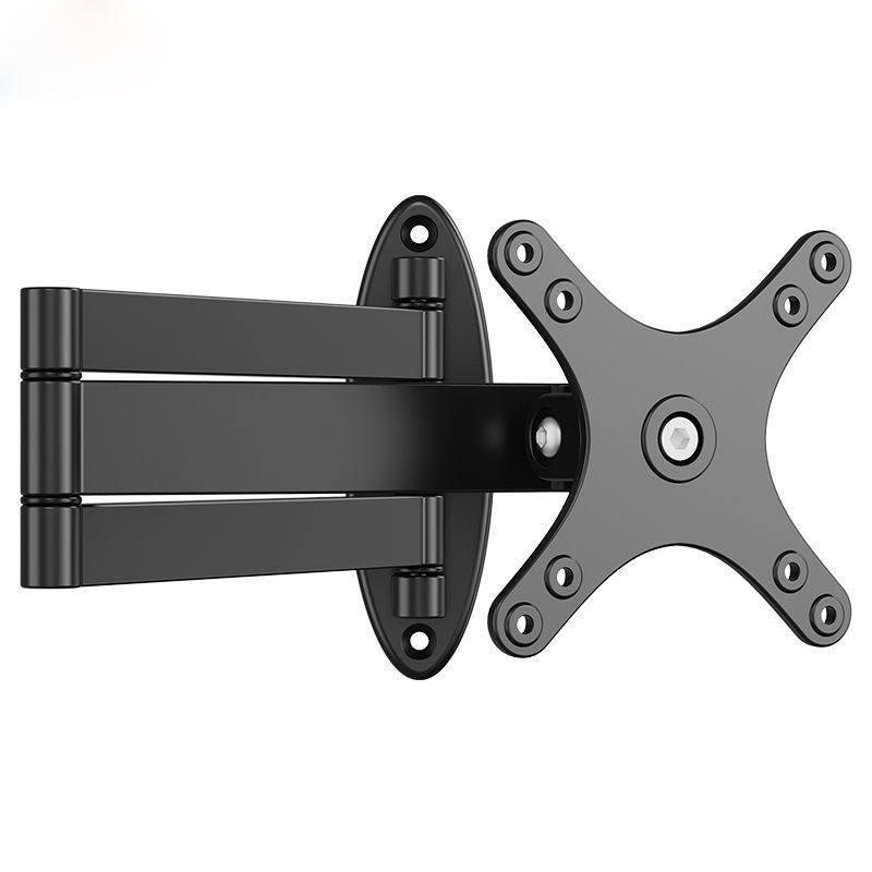 通用电脑显示器支架铝合金夹管式壁挂旋转伸缩电视机万向挂架包邮