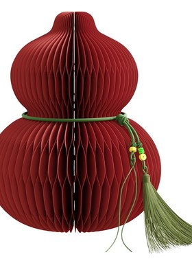 十八纸葫芦摆件汽车内装饰品挂件客厅香薰创意办公桌摆件家居玄关