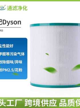 适配DysonTP00 TP03空气净化器配件滤网高效除尘滤芯净化过滤网