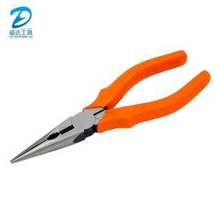 日式断线钳剪纸工具 日式6寸尖嘴钳 带剥线孔 60crv铬钒钢剥线钳